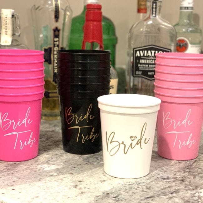 Bride Tribe Stadium Cups - Quick Ship