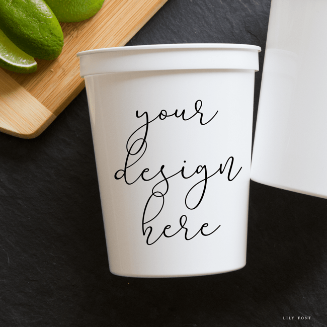 Custom Stadium Party Cups (Design Your Own) - Cup - Stadium - DIY