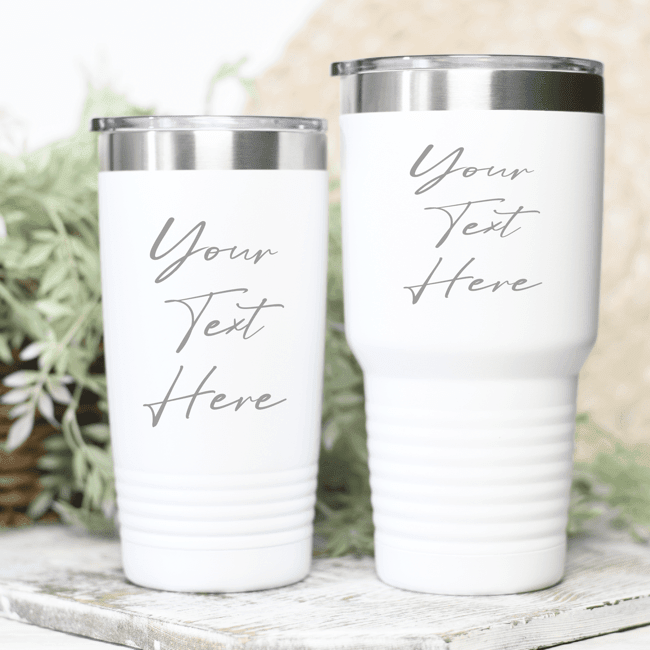 Design Your Own Coffee/Cocktail Tumbler - Laser Engraved Travel Cup