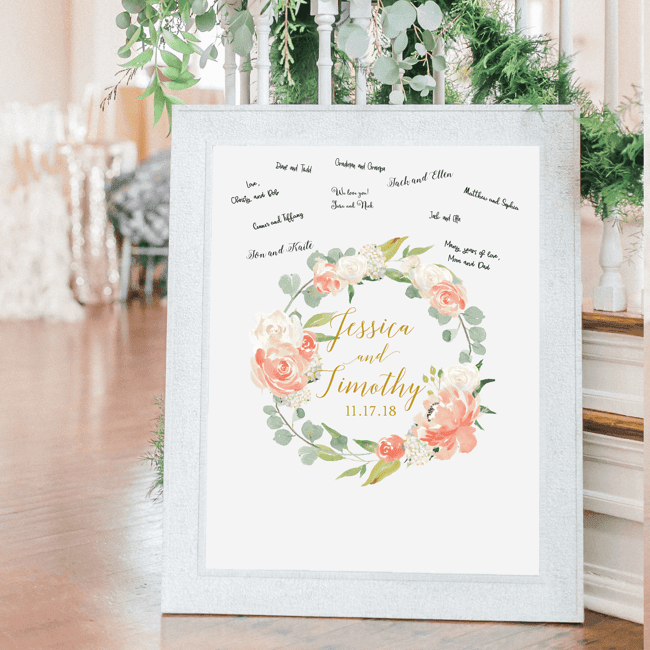 Guestbook Print Sign - Sign