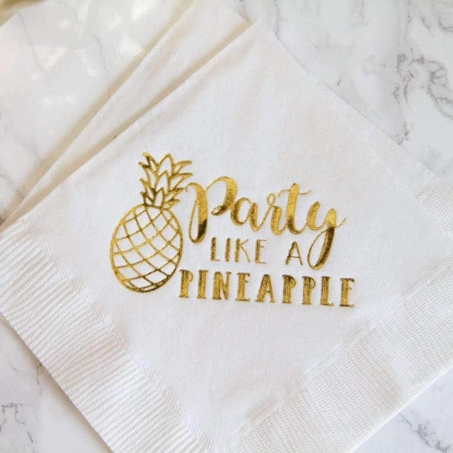 Party Like a Pineapple Party Napkins - Quick Ship