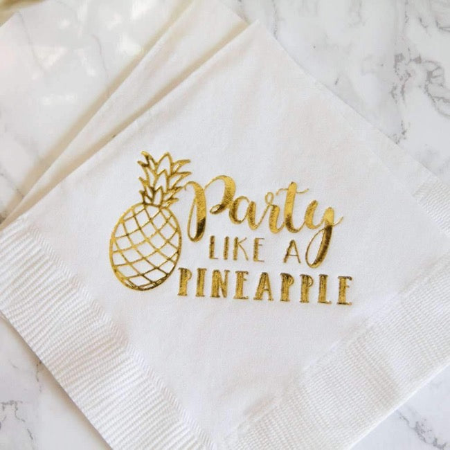 Party Like a Pineapple Party Napkins