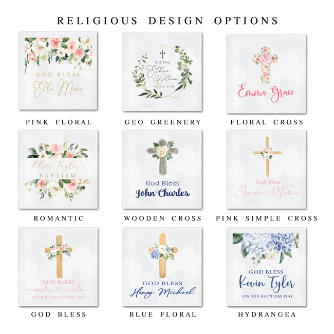Religious Full Color Napkins - Napkins - Full Color