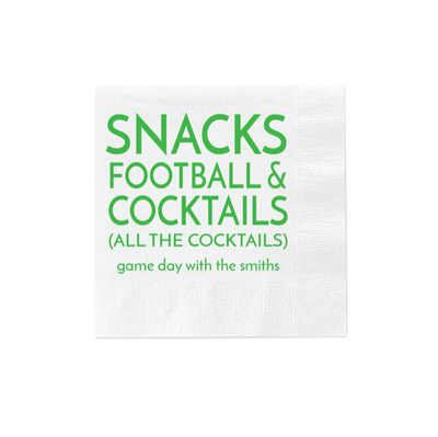 Sports Party Personalized Napkins