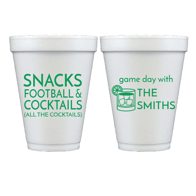 Sports Personalized Foam Cups - Cup - Foam