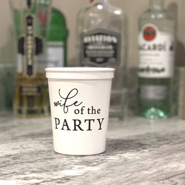 Wife of the Party Stadium Cups - Quick Ship