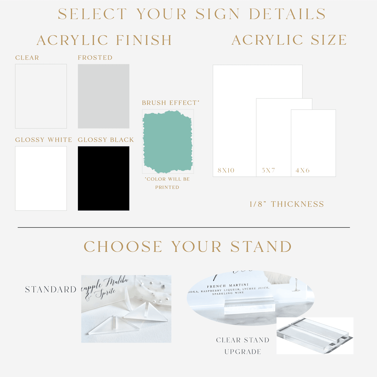 Sparkler Send Off Wedding Sign - Table Signs