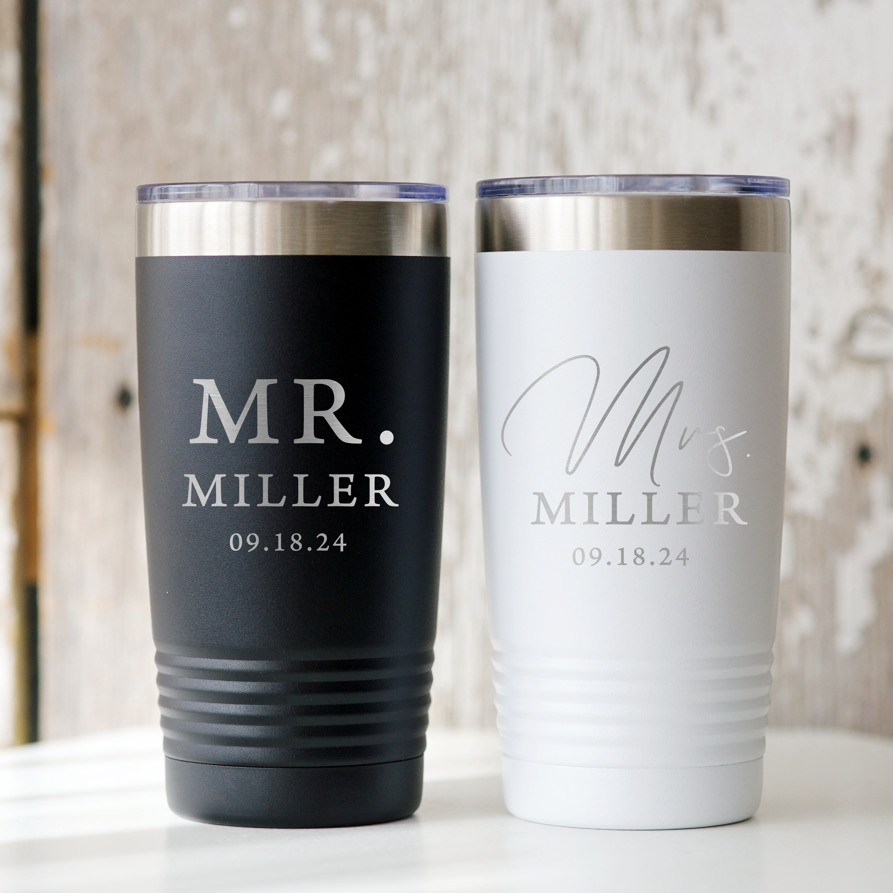 Groomsmen Custom Coffee/Cocktail Tumbler – Rubi and Lib Design Studio