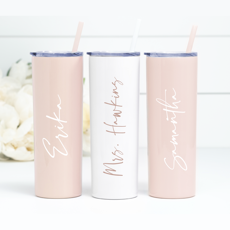 Flower Girl / Ring Bearer Skinny Mini Tumbler – Rubi and Lib Design Studio