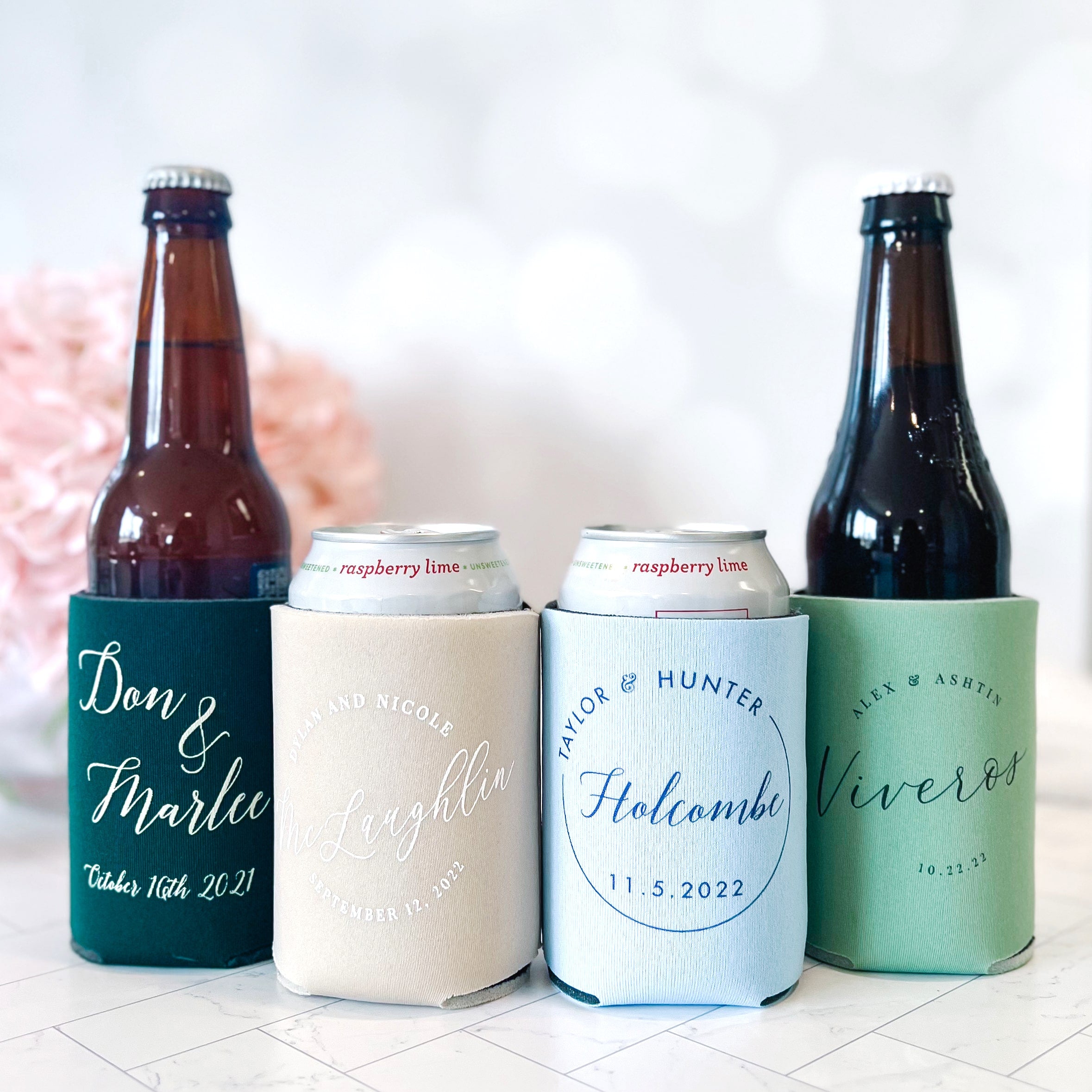 Wedding Can Coolers: Neoprene or Sponge?