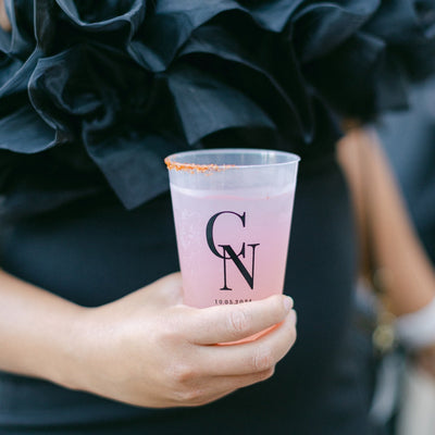 Monogrammed Cups for Weddings: A Timeless Custom Touch