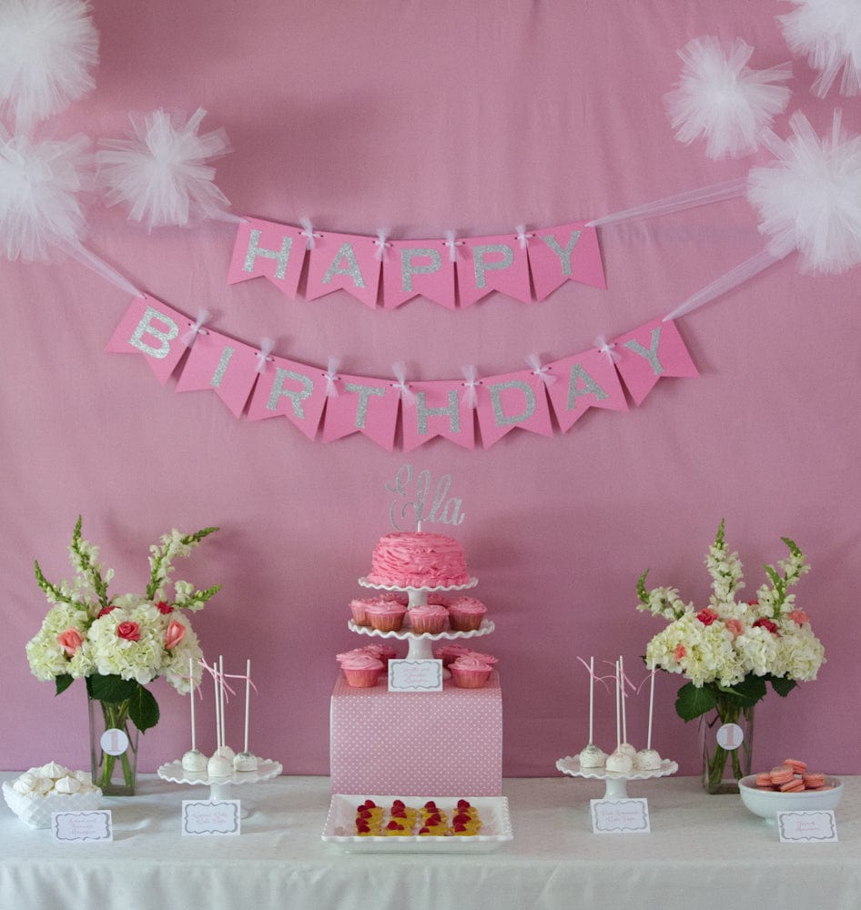 {Plan Your Party} Garden Tea Party for a Special 1st Birthday