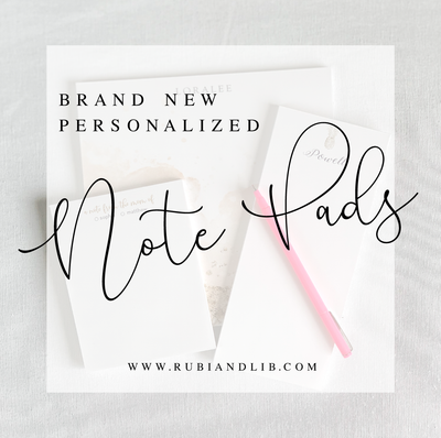 Introducing Personalized Note Pads