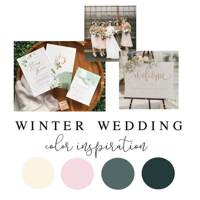 Winter Wedding Color Inspiration