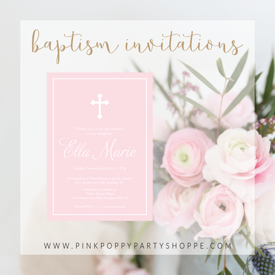 Baptism and First Communion Invitations