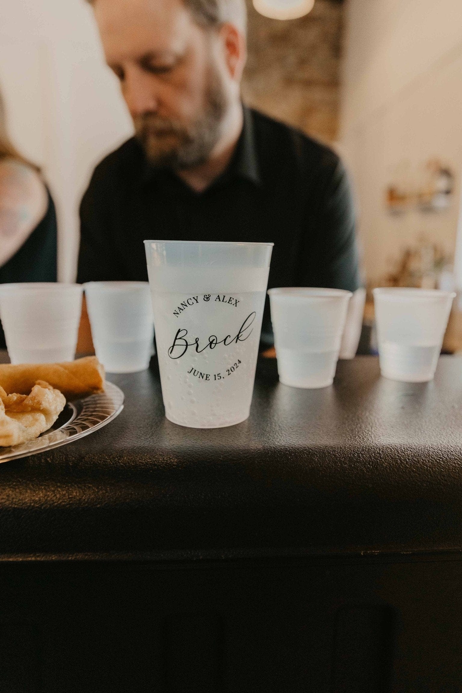 Frosted Cups For Wedding