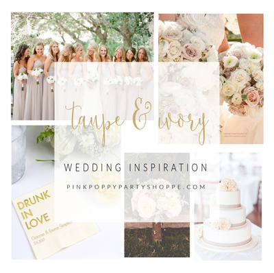 {Weddings} Taupe and Ivory Wedding Inspiration