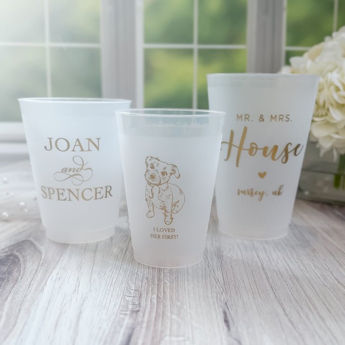 Frosted Plastic Cups