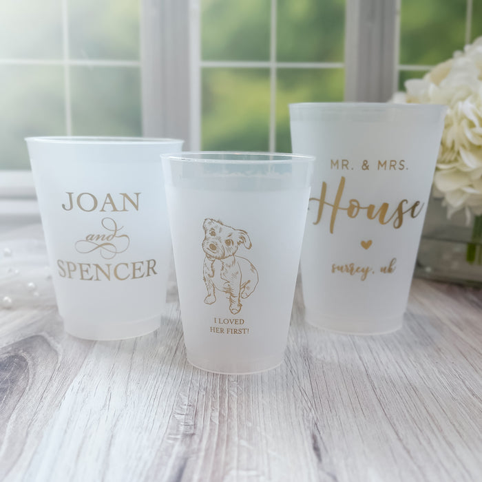 Frosted Plastic Cups