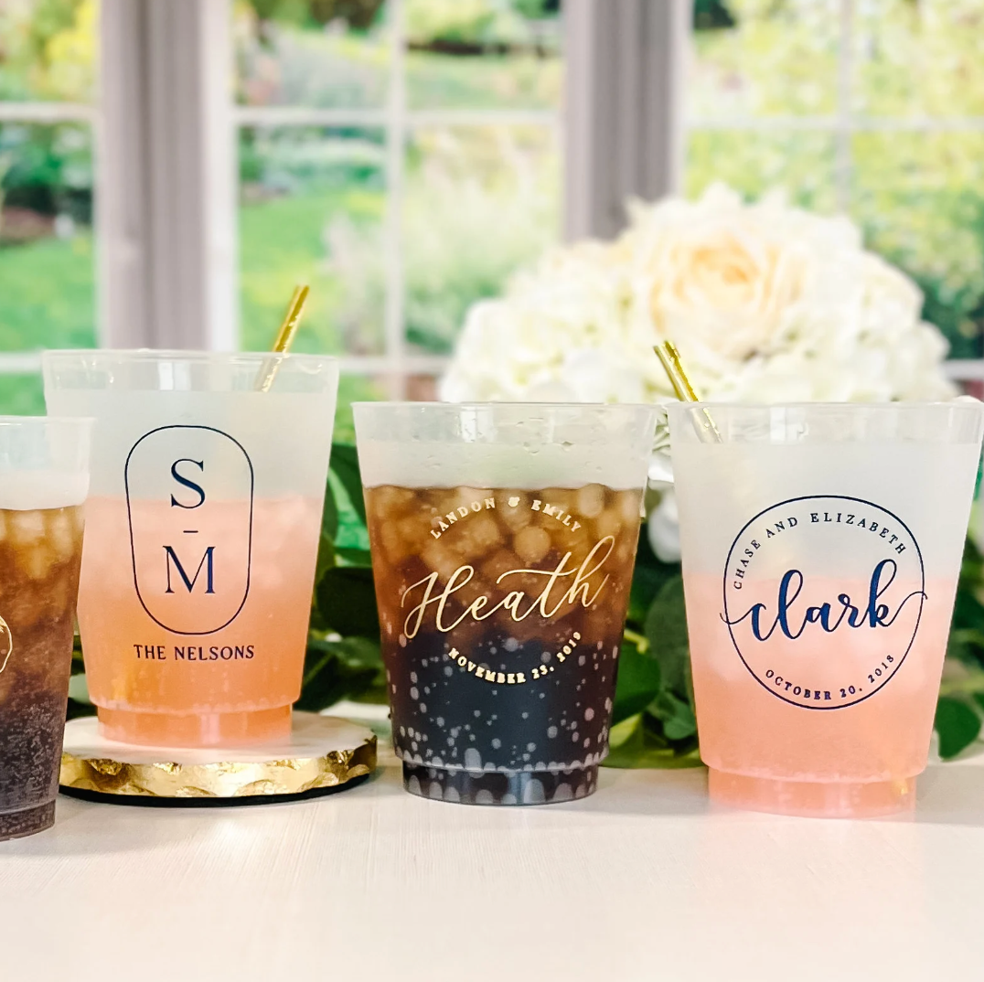 Best Selling Wedding Cups Rubi and Lib Design Studio