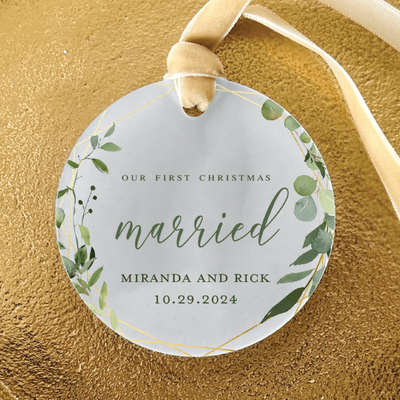 First Christmas Married Ornaments