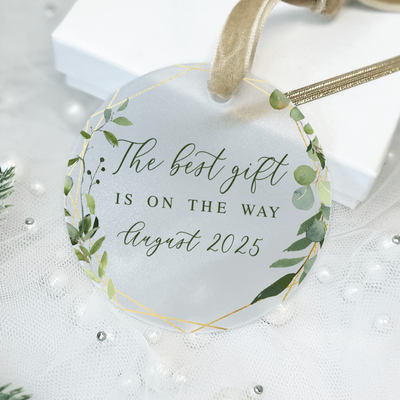 Pregnancy Announcement Ornaments
