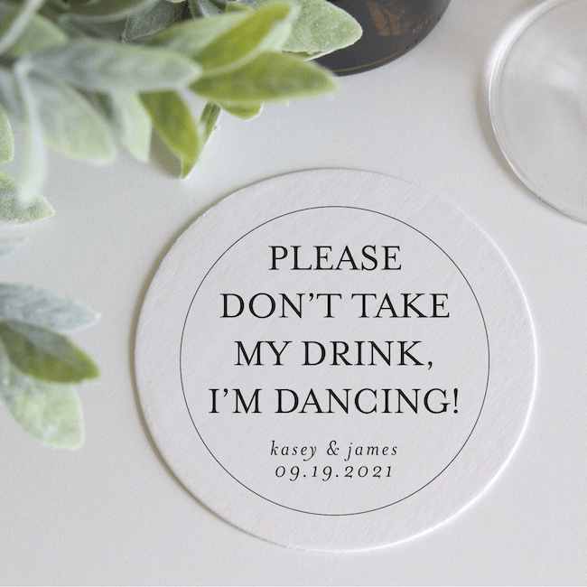 Personalized Coasters | Custom Wedding Coasters
