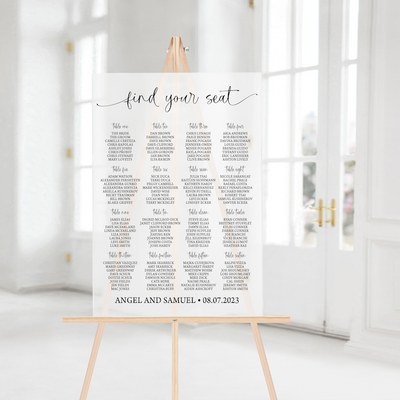 Wedding Seating Charts