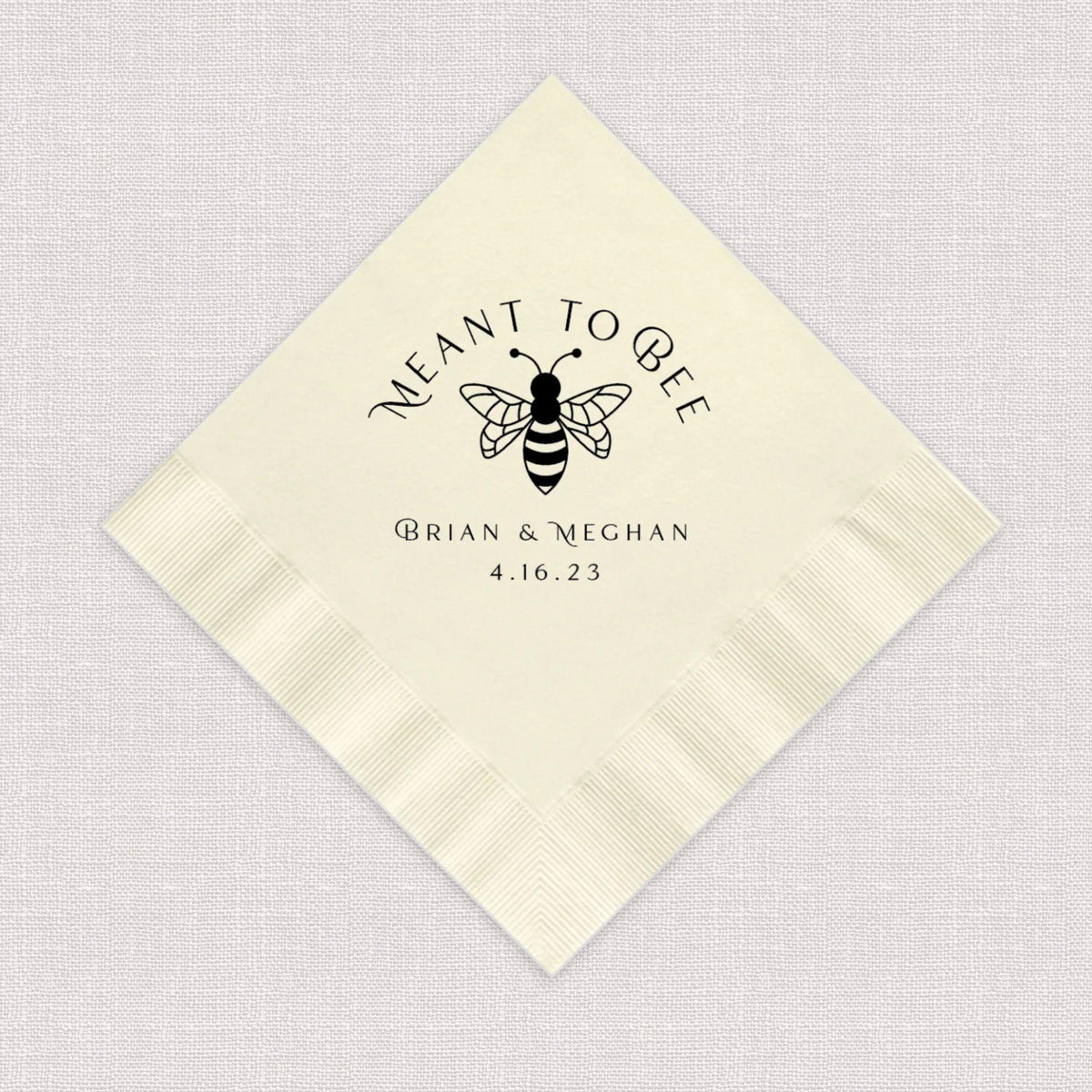 Meant to Bee Bridal Shower Napkins