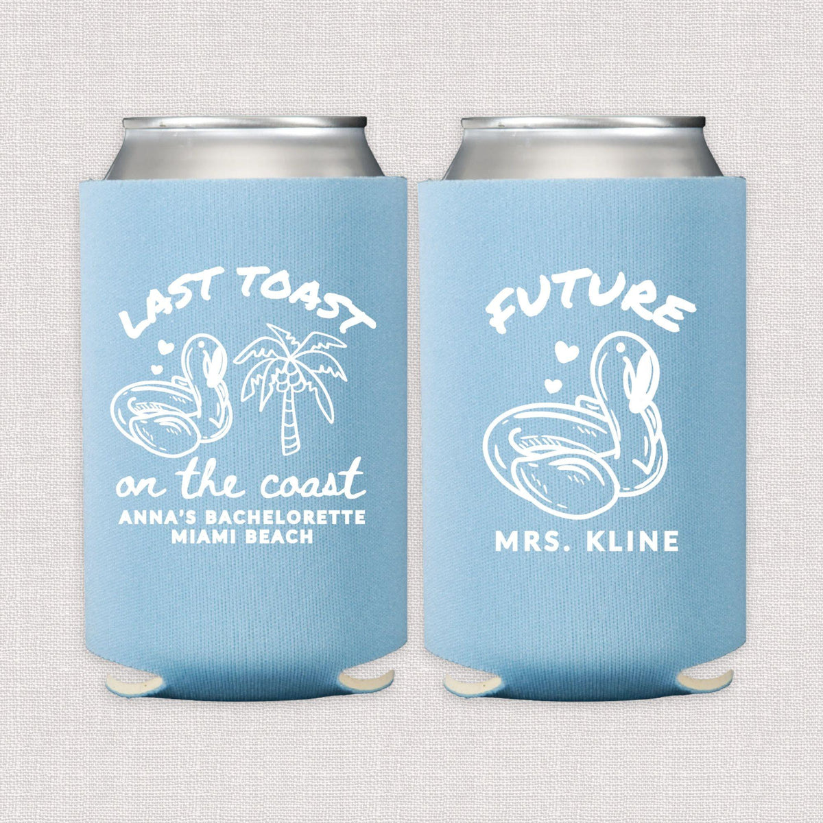 Last Toast On The Coast Bachelorette Can Cooler