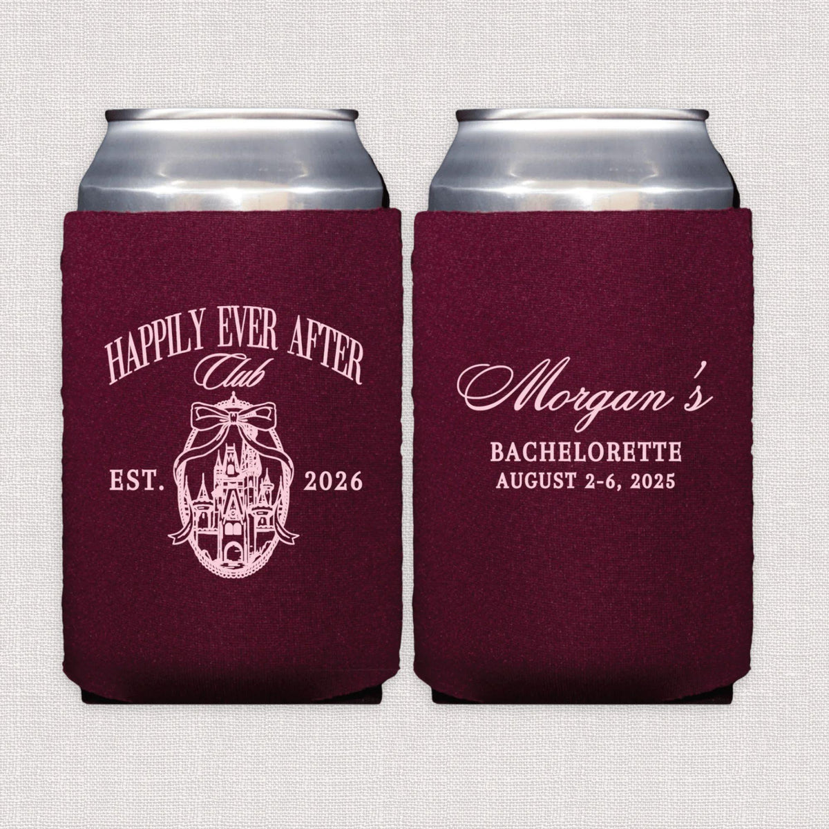 Happily Ever After Personalized Bachelorette Can Cooler
