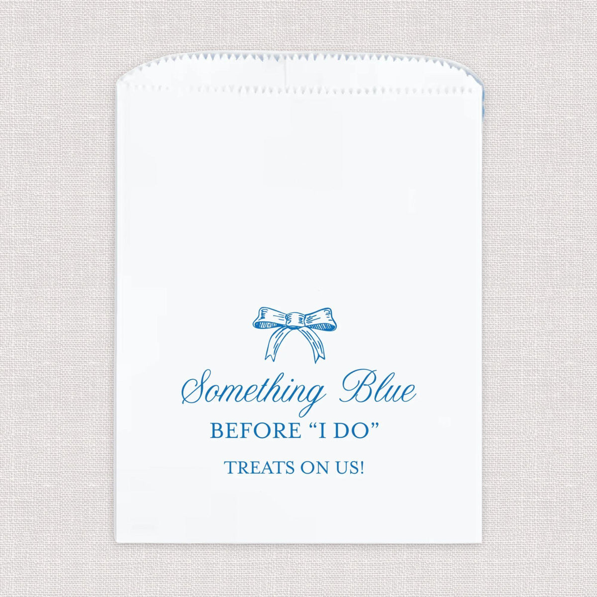 Something Blue Before I Do Bridal Shower Favor Treat Bag