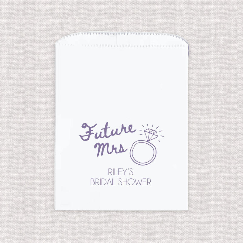 Future Mrs Bridal Shower Favor Treat Bag