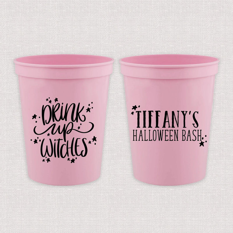Drink Up Witches Personalized Stadium Cups