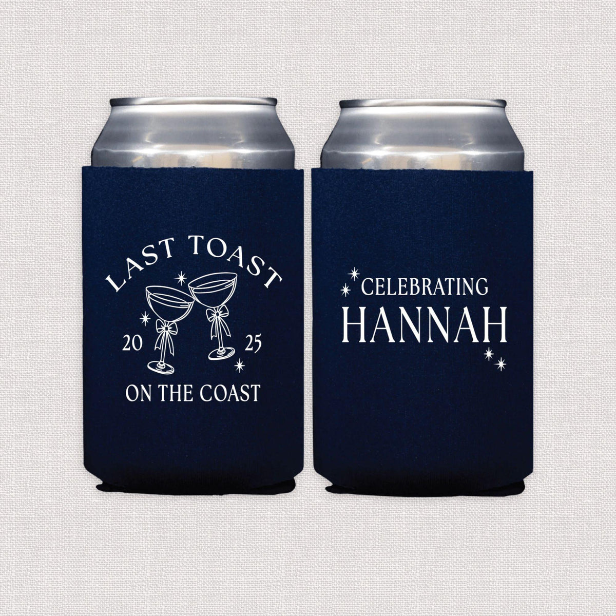 Last Toast On The Coast Bachelorette Can Cooler