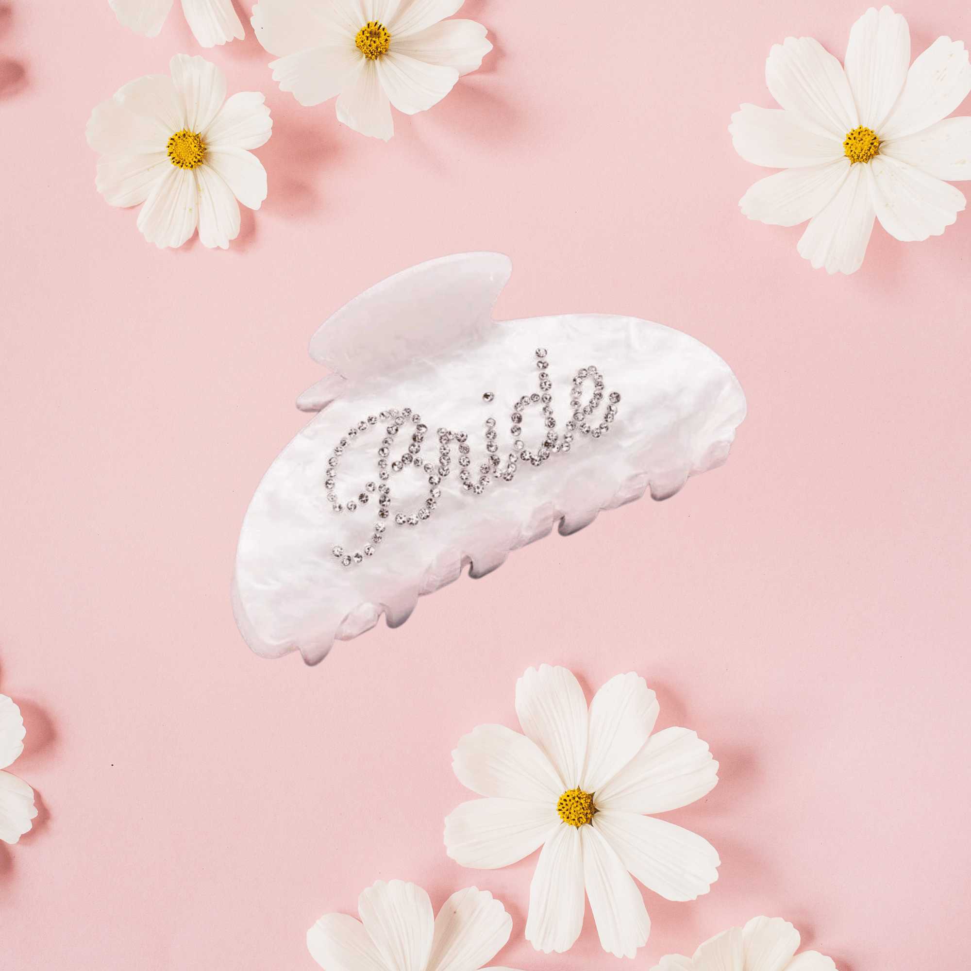 That Bride Clip - pearlescent claw clip