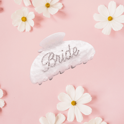 That Bride Clip - pearlescent claw clip