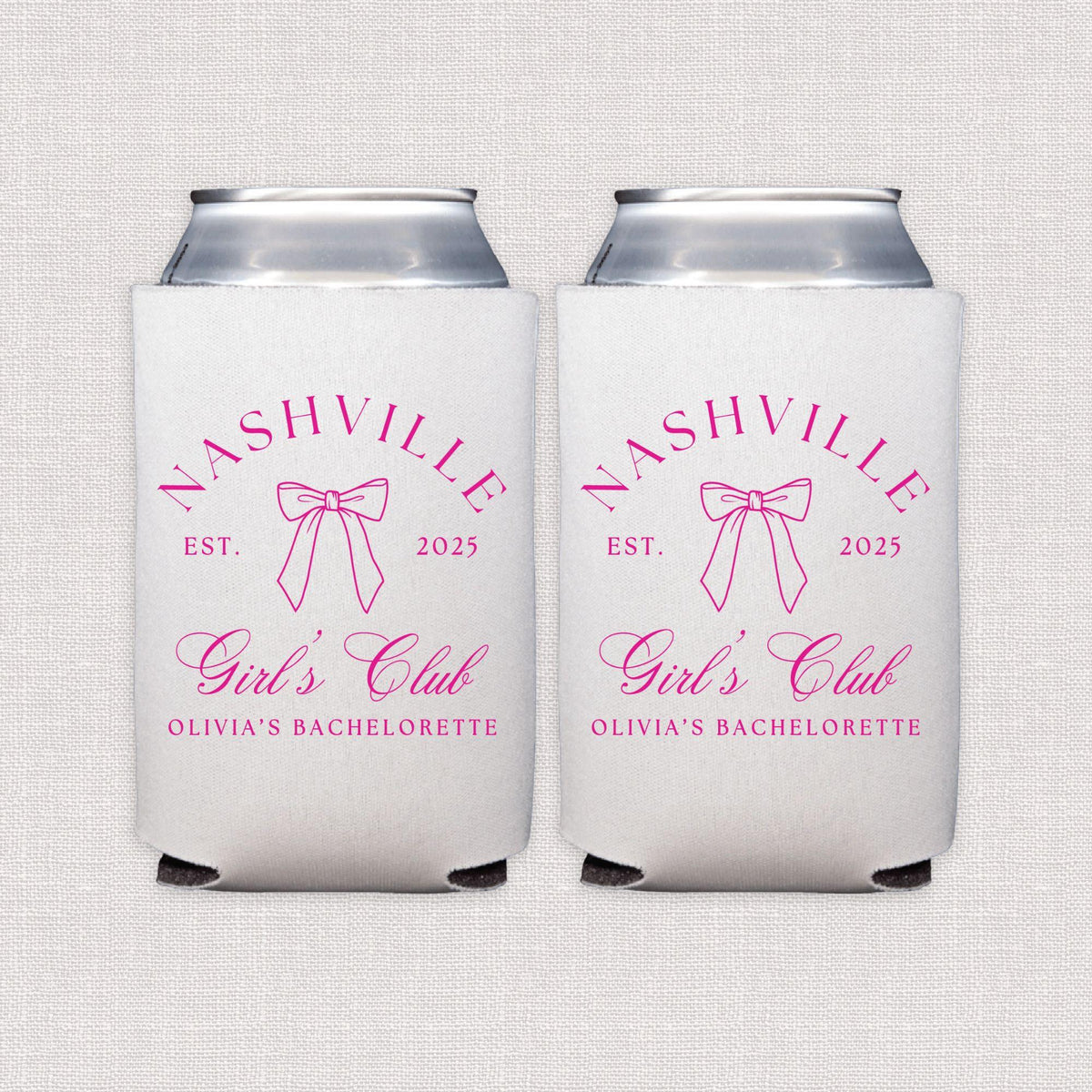 Girl's Club Bachelorette Can Cooler