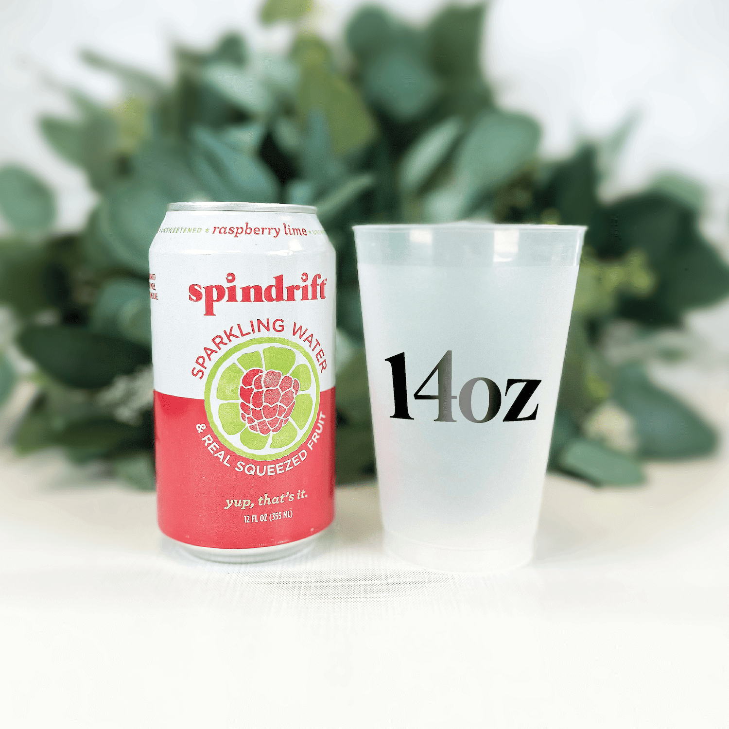 14oz Custom Frosted Shatterproof Cups