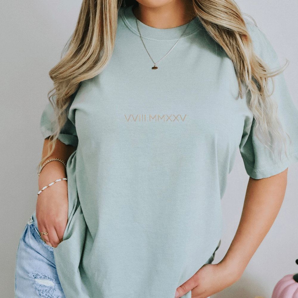 Anniversary Numerals T-shirt - Embroidery - Tshirt
