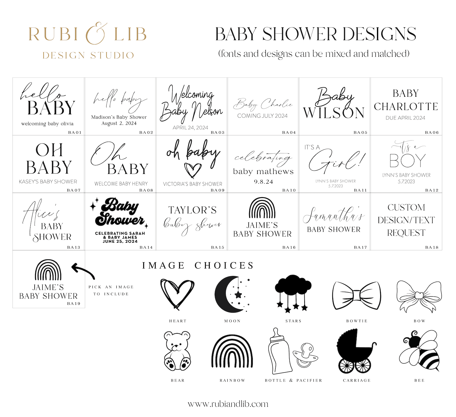 Personalized Baby Shower Napkins - Napkins - Foil Stamped