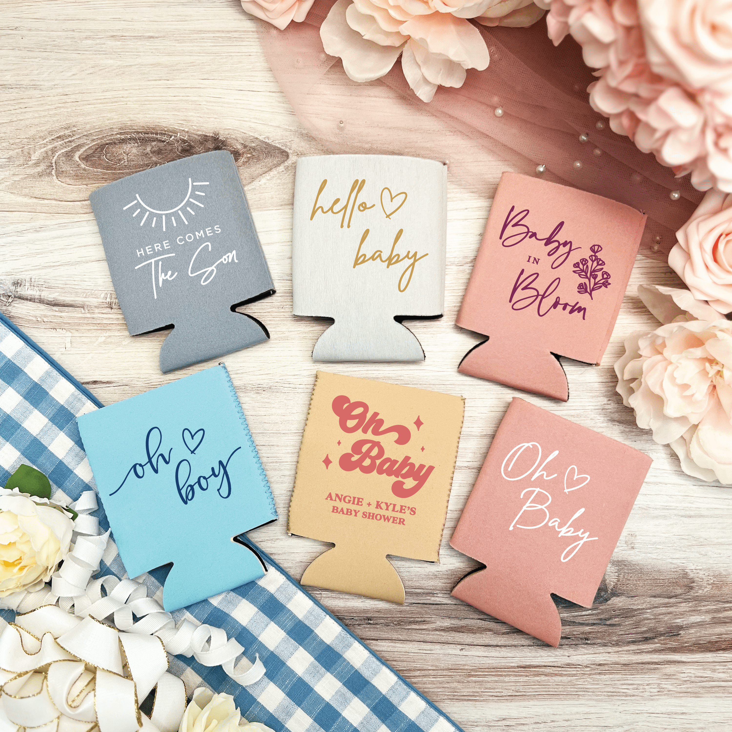 Baby Shower Theme Can Coolers - Can Cooler