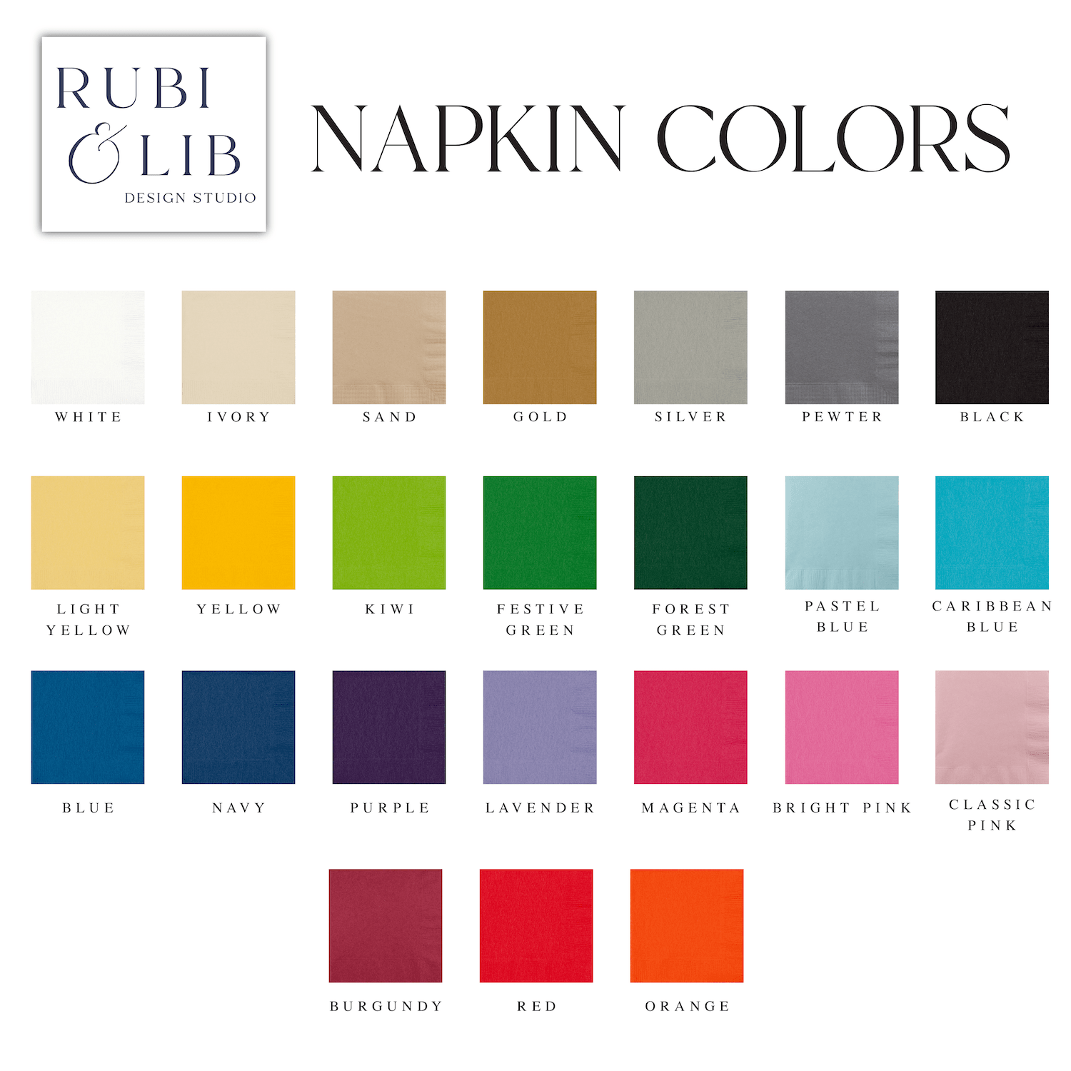 Custom Embossed Wedding Napkins - Napkins - Embossed