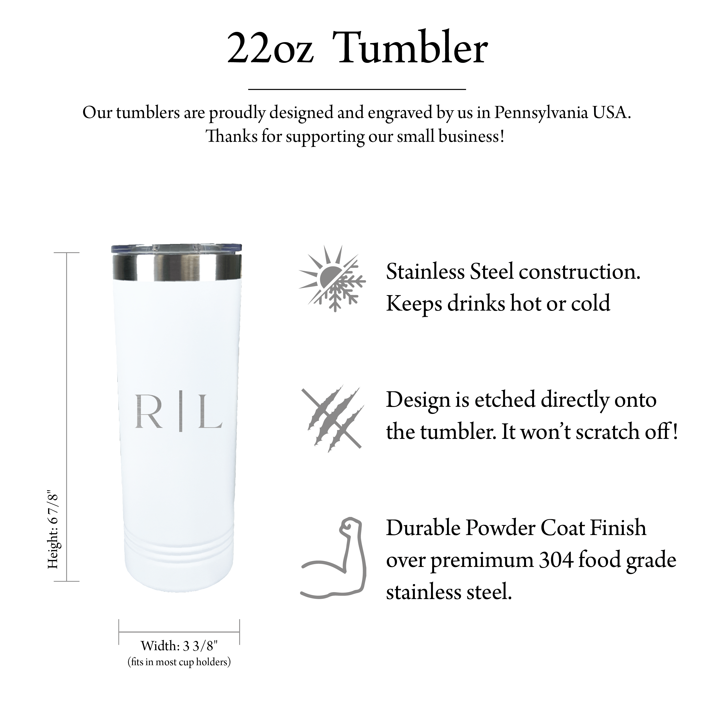 Personalized Bridal Party Skinny Tumblers