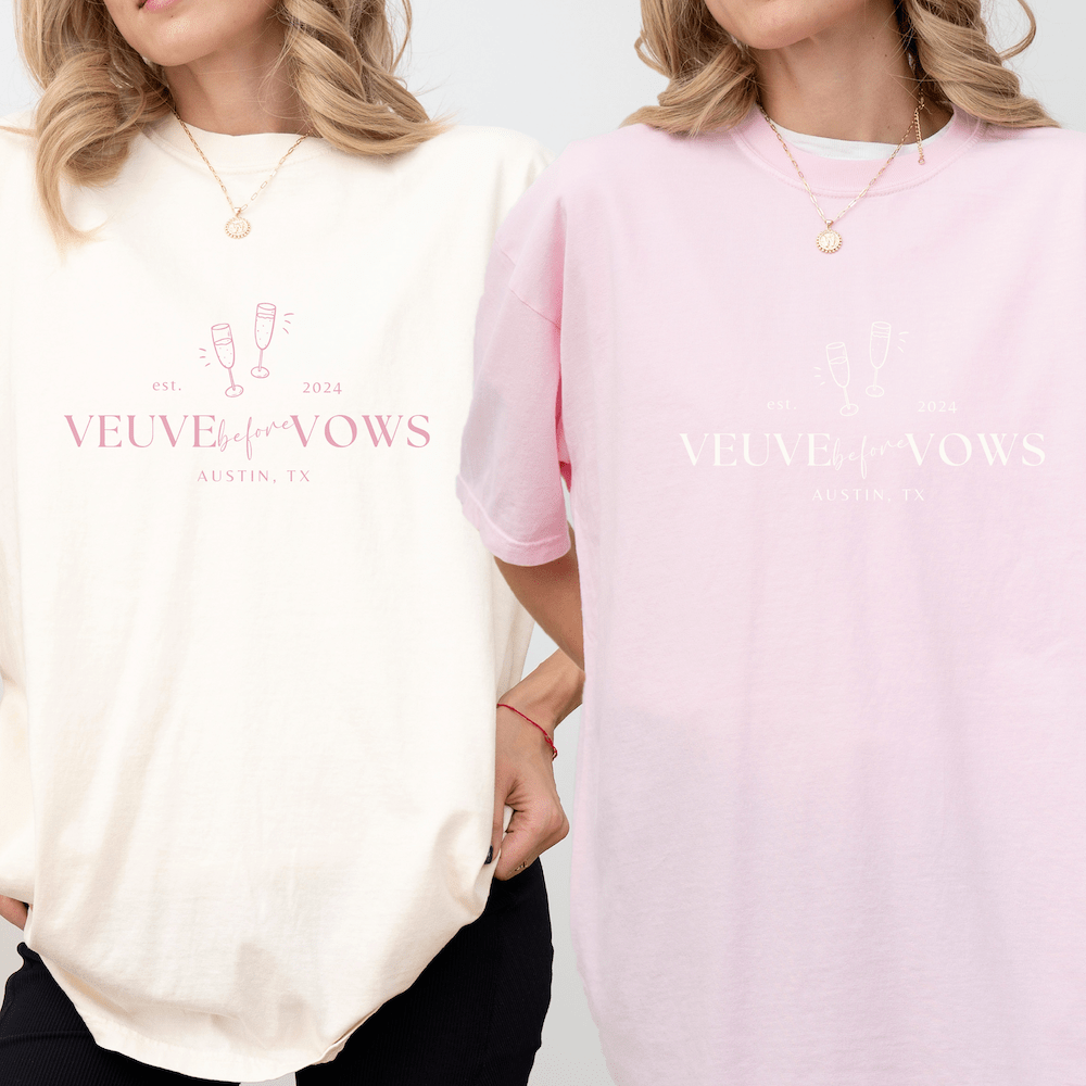 Veuve Before Vows Bachelorette T-Shirt - Barn Street Designs