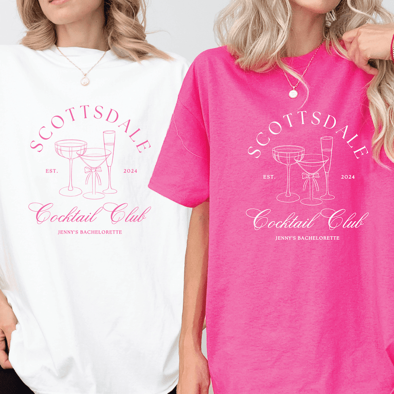 Scottsdale Cocktail Club Bachelorette T-Shirt