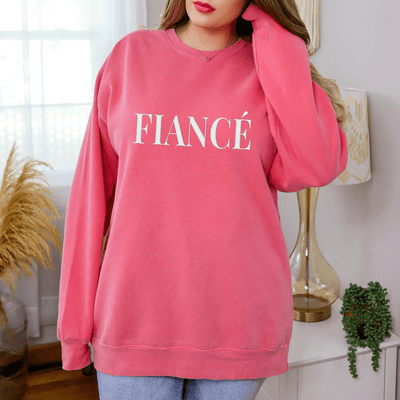 Fiance Puff Comfort Colors Sweatshirt