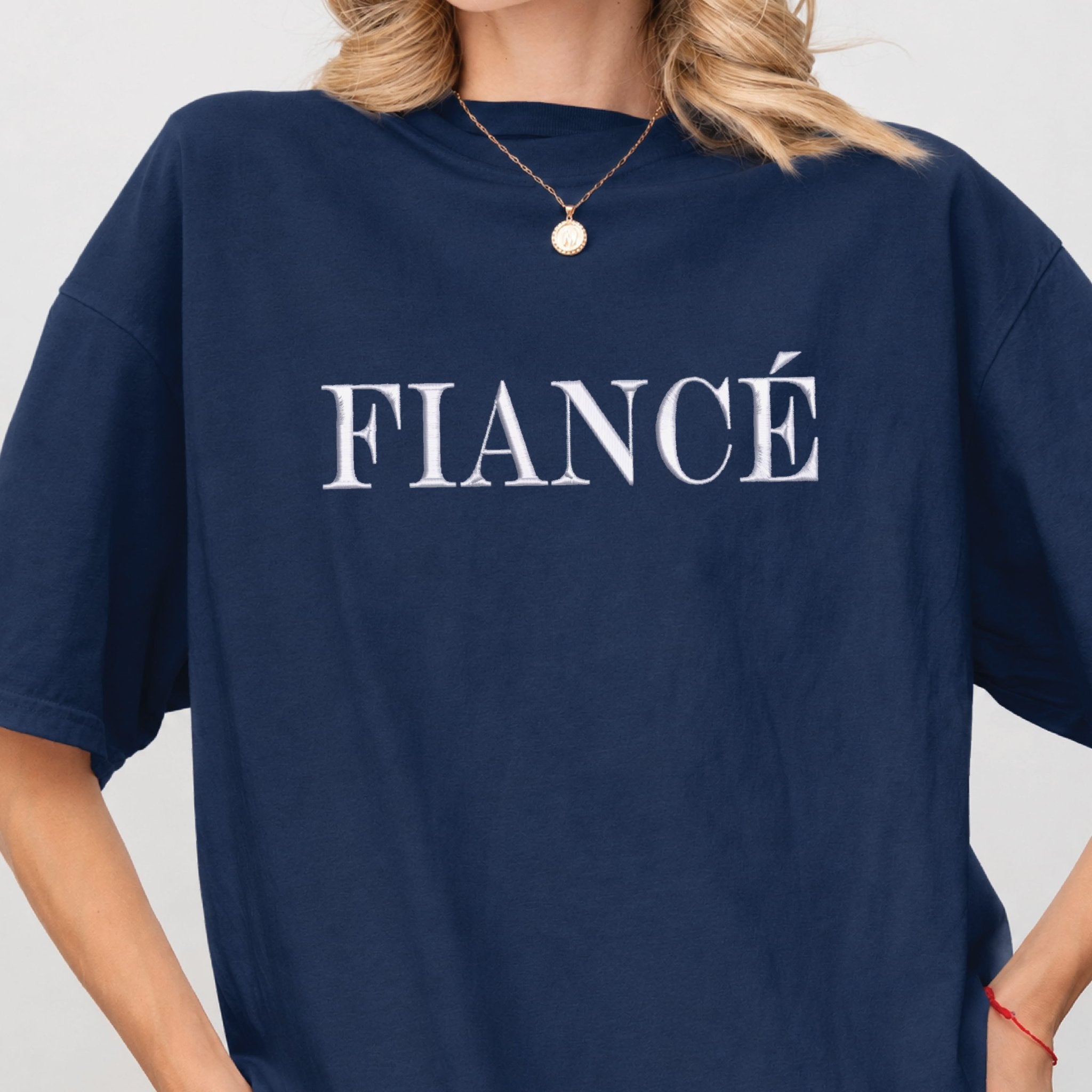 Fiance Embroidered T-Shirt