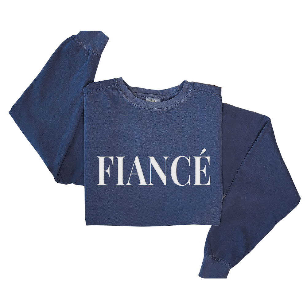 Fiance Puff Comfort Colors Sweatshirt