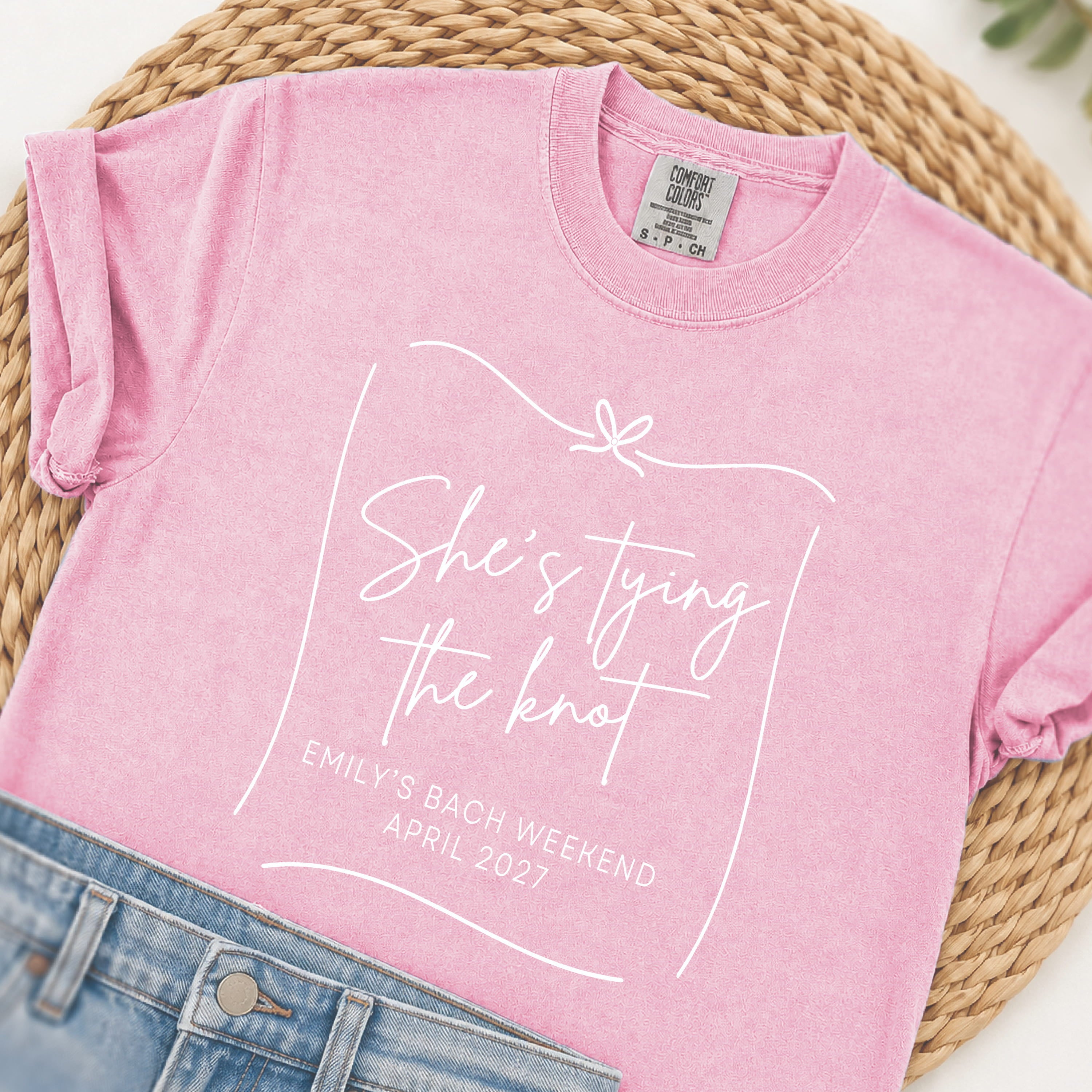 She's Tying the Knot Bachelorette T-Shirt